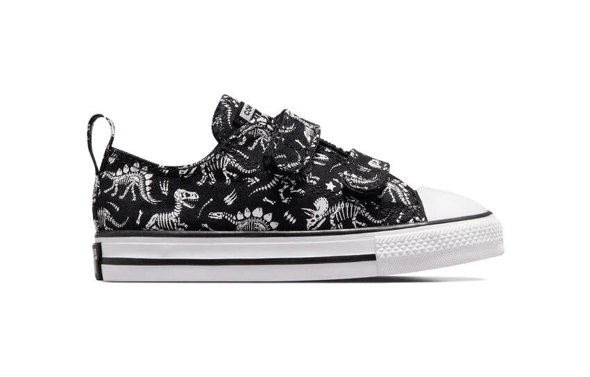 (TD) Converse Chuck Taylor All Star 2V Dinos Lo Sneaker 'Black White' A04770F