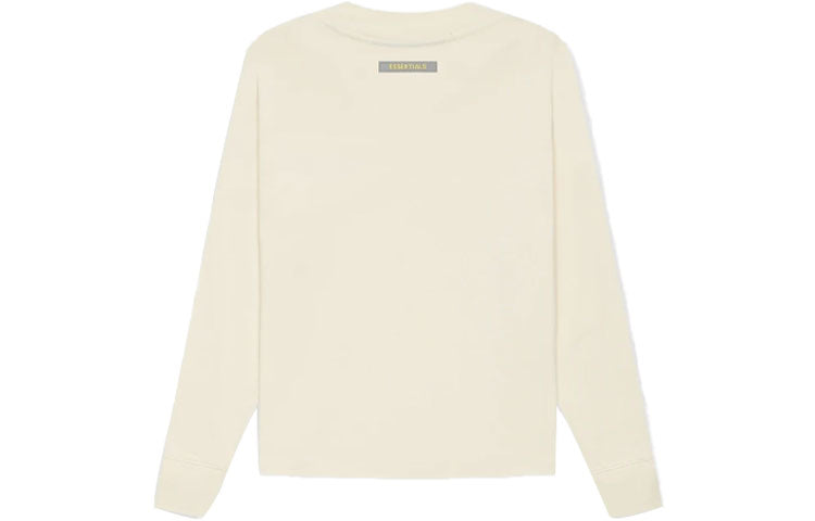 (GS) Fear of God Essentials SS21 Long Sleeve Tee Buttercream/Cream FOG-SS21-521