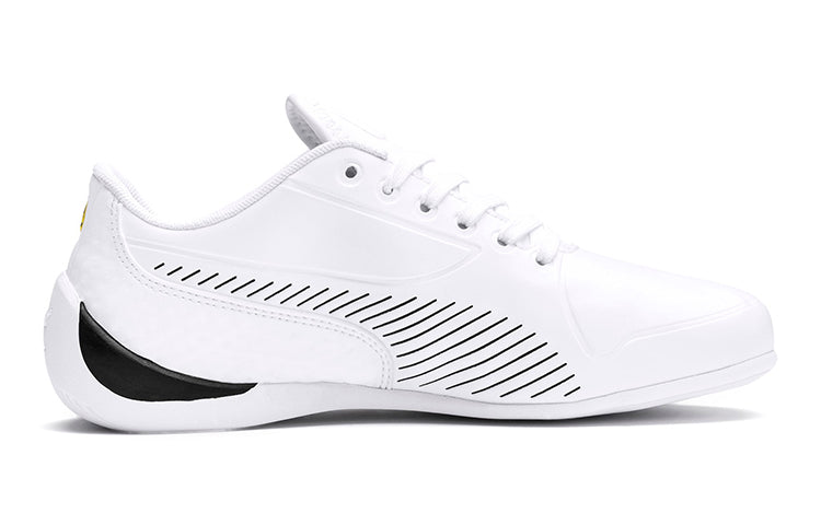 (GS) PUMA Ferrari Drift Cat 7s Ultra Low Top Running Shoes White/Black 306426-02