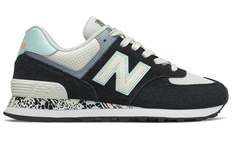 (WMNS) New Balance 574 'Black White Mint' WL574CA2