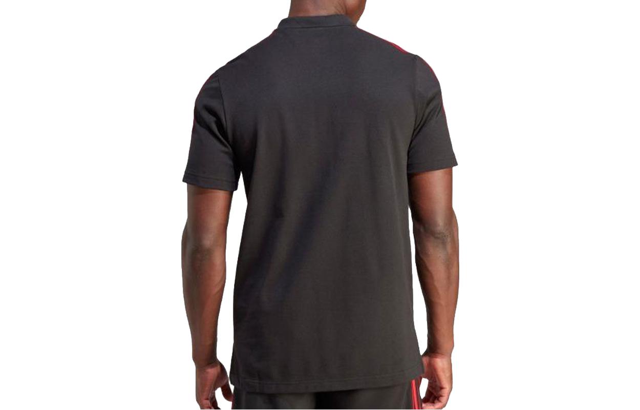 adidas Manchester United DNA 3-Stripe Polo Shirt 'Black' IA8524