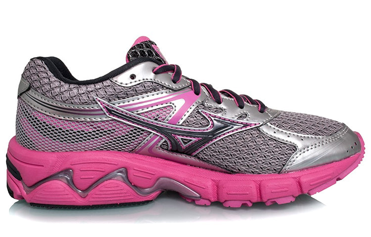 Mizuno Wave Connect 3 Low Tops Wear-resistant Gray Pink J1GD164868