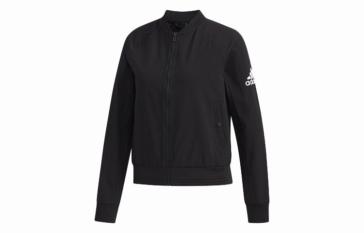 (WMNS) adidas Woven aviator Jacket Black FM9319