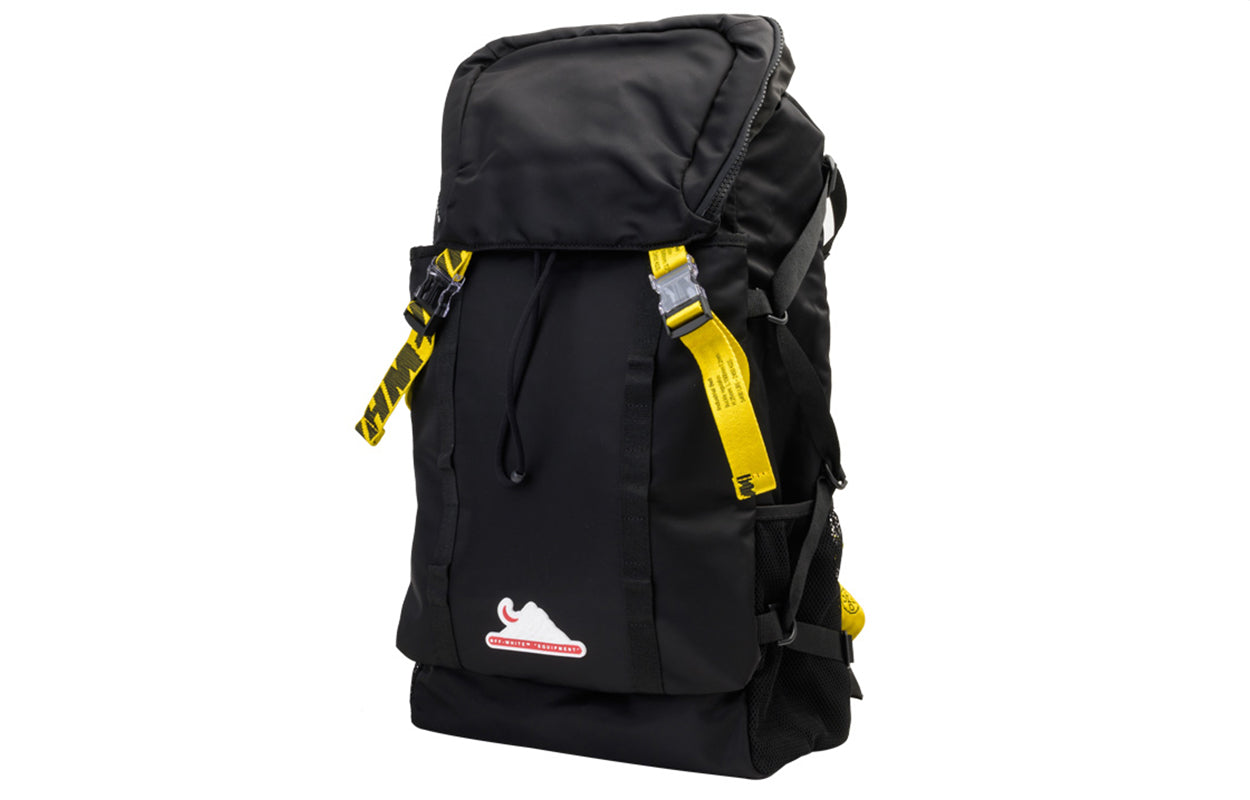 Off-White Fashion LOGO Black Backpack OMKN001R20E480011000