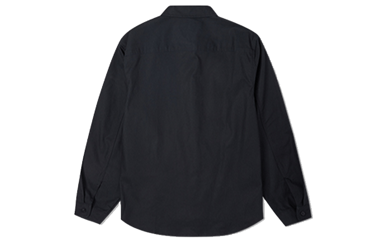 Converse Carpenter Pocket Button Down Long Sleeve Shirt Asia Sizing 'Black' 10022950-A03