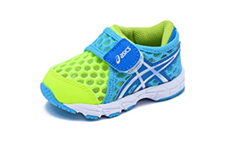 (TD) ASICS Cool Run Sport Shoes Blue/Green 1014A167-750