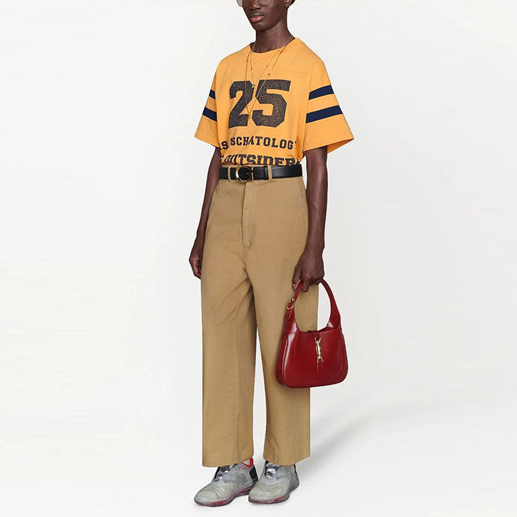 Gucci Cotton Canvas Pant With Cat 'Beige' 651728-ZAGPY-9813