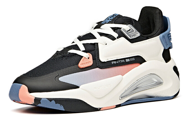 (WMNS) ANTA Skateboarding Series Sneakers 'White Pink Black' 122118083-2