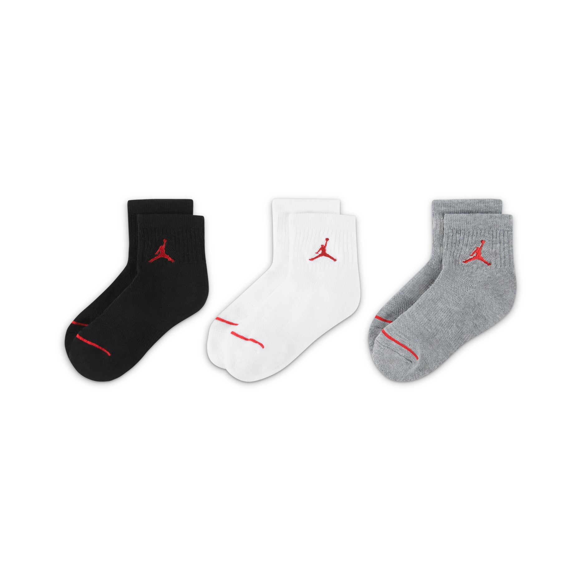(GS) Air Jordan Comfortable Sports Socks (3 pairs) 'Multi-Color' HA5109-063