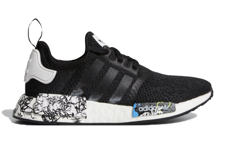 (GS) adidas NMD_R1 J 'Black Graffiti' EH1383