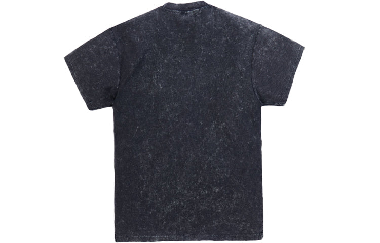 Men's KITH Crystal Wash Washed Short Sleeve Black KH3689-303