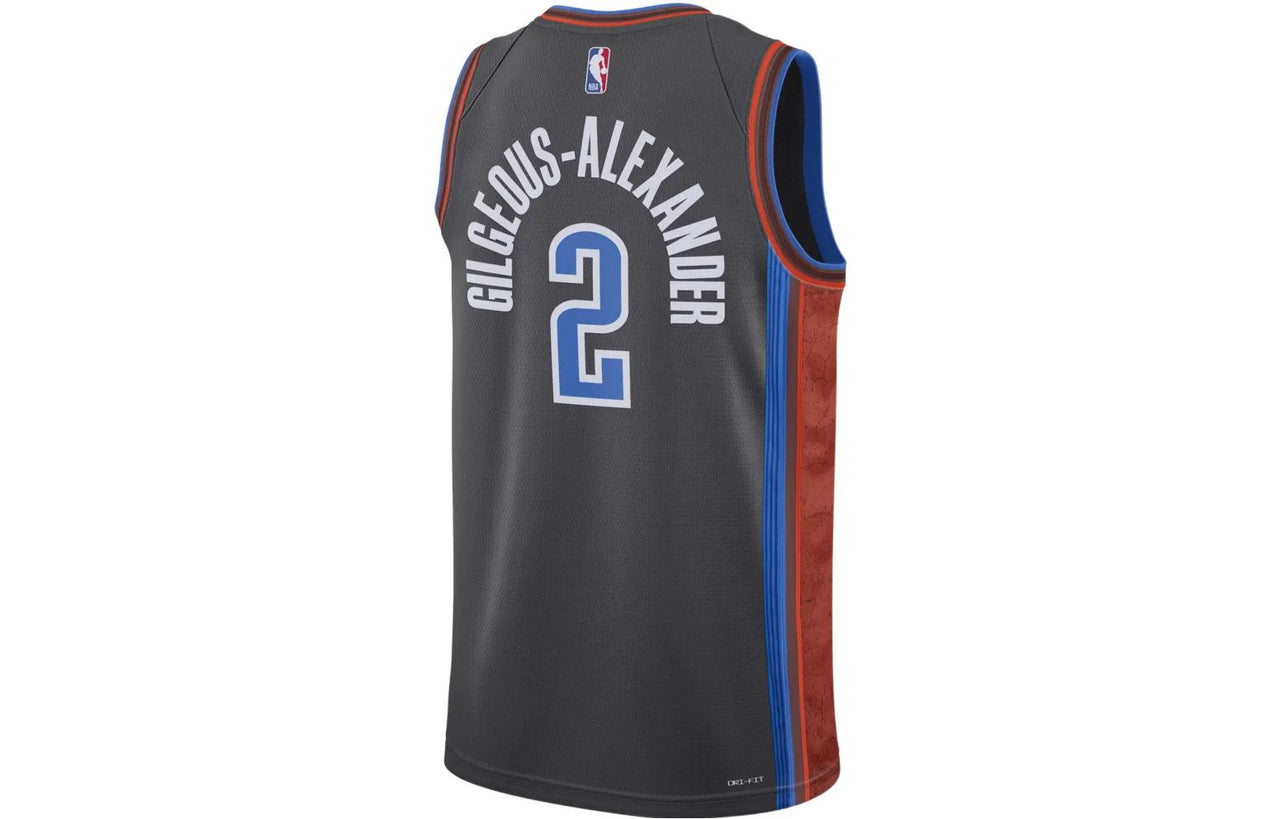 Nike NBA Shai Gilgeous-Alexander Oklahoma City Thunder City Edition 2022/23 Swingman Jersey #2 DO9604-060