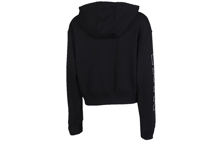 (WMNS) Nike Air Fleece Hoodie 'Black' CJ3083-010