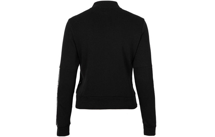 (WMNS) PUMA Casual Sports Stand Collar Long Sleeves Jacket Black 581067-01