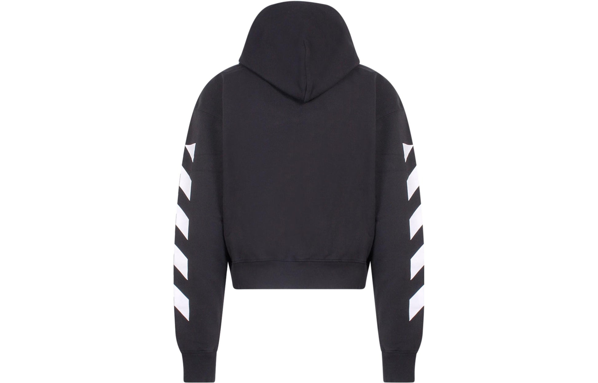 Off-White SS22 sleeve White Stripe Pullover Ordinary Version Black OMBB037C99FLE0011001