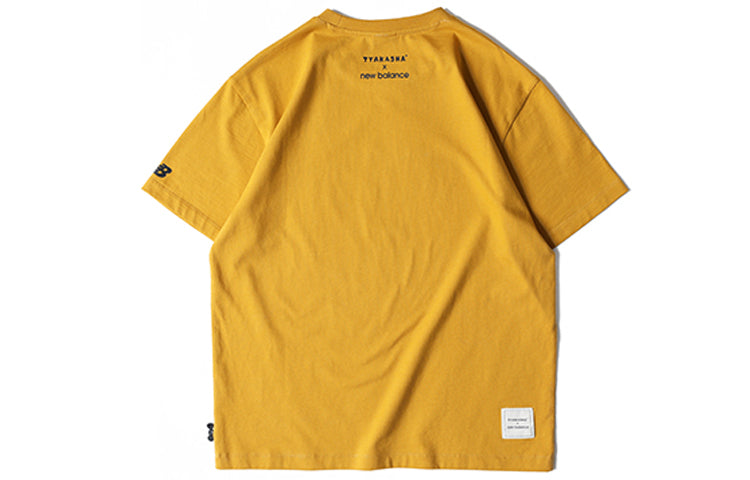 New Balance x Tyakasha Crossover Short Sleeve Couple Style Yellow AMT91558-YL