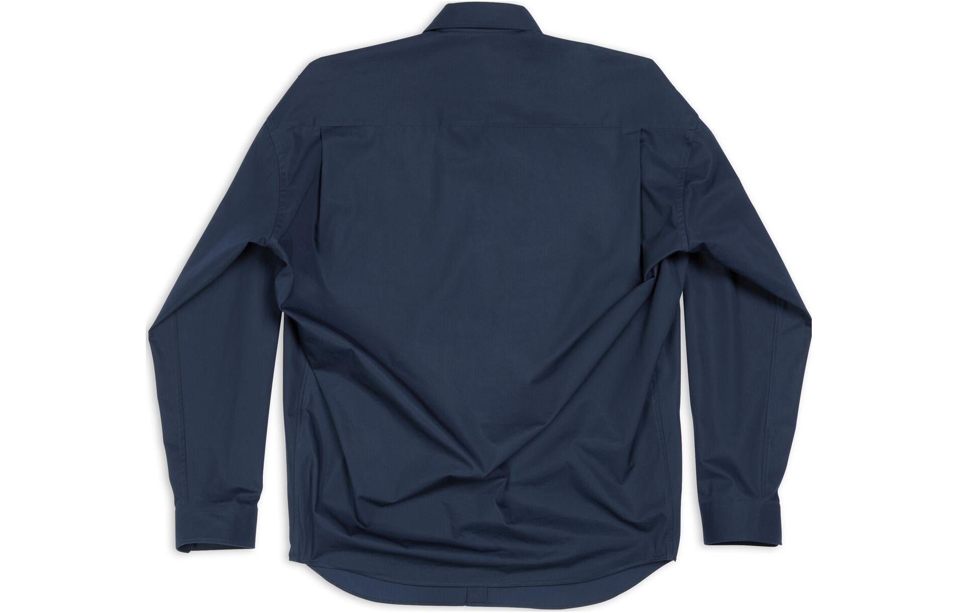 Balenciaga Cocoon Shirt 'Navy Blue' 725367TNM158065
