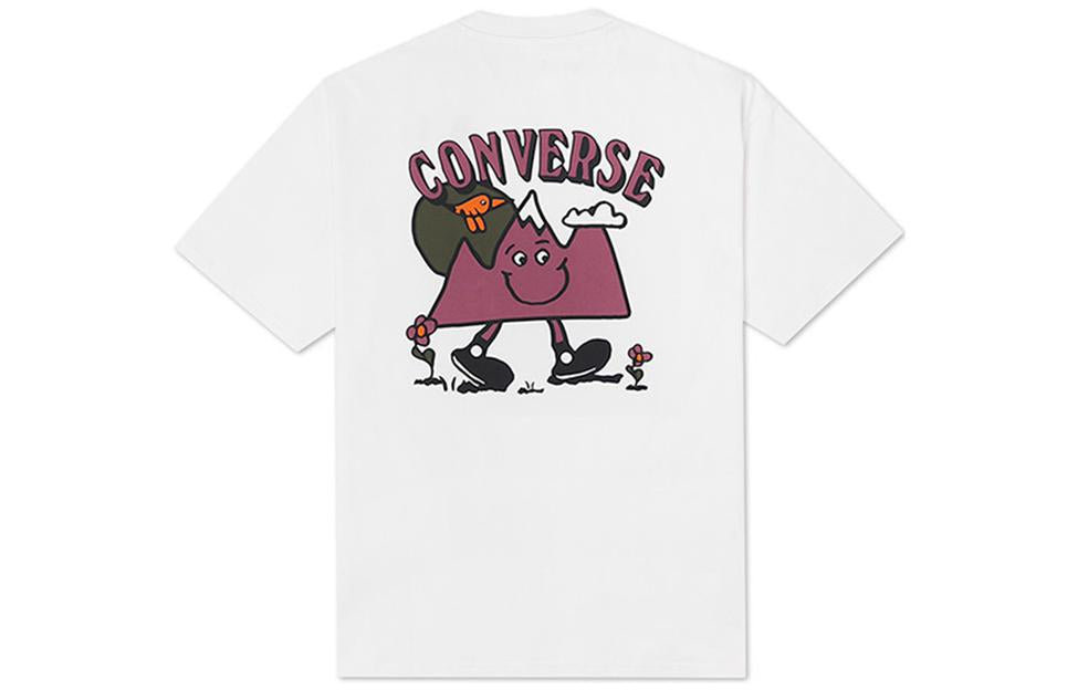 Converse Moving Mountains Short Sleeve T-Shirt Asia Sizing 'White' 10022040-A02
