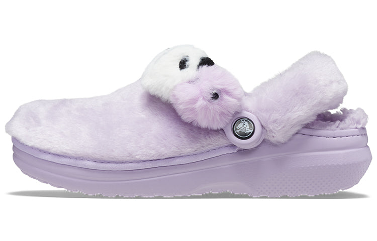 (WMNS) Crocs Classic Fur Sure Singles Day Clog Sandal 'Lila' 208439-530