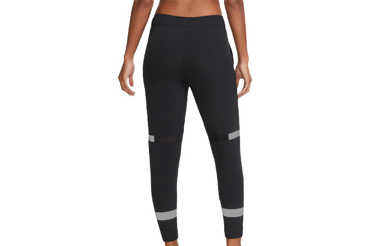 (WMNS) Nike Sports Running Casual Slim Fit Lacing Long Pants/Trousers Black CU3350-010