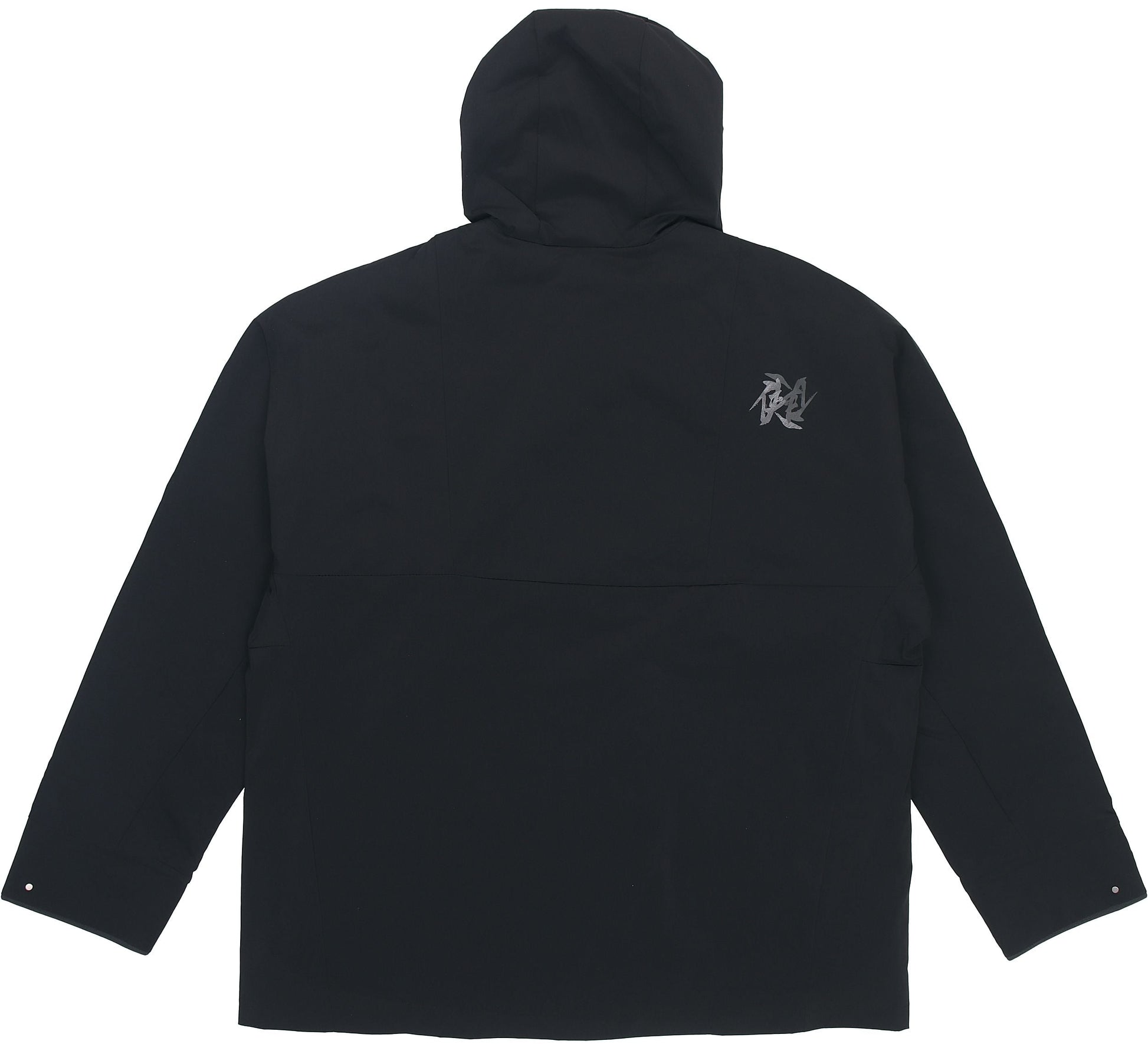 Men's adidas Wj Wv Jkt Martial Arts Series Logo Hooded Fleece Lined Sports Jacket Black HE5117