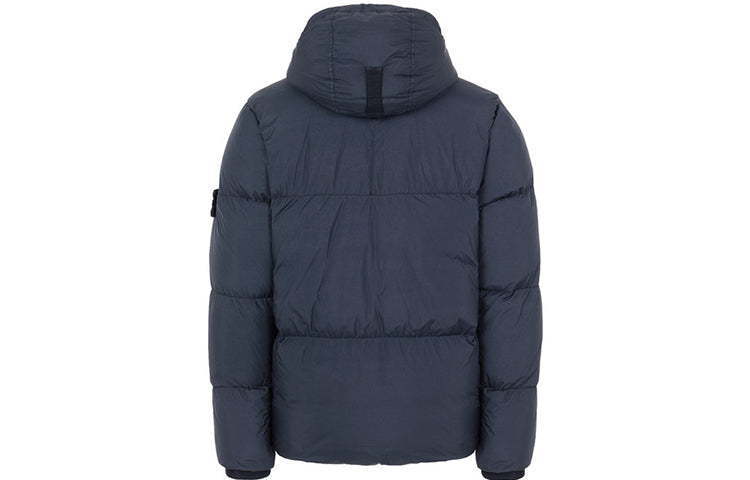 Men's STONE ISLAND Sleeve Hooded Jacket Blue 731540723-V0020