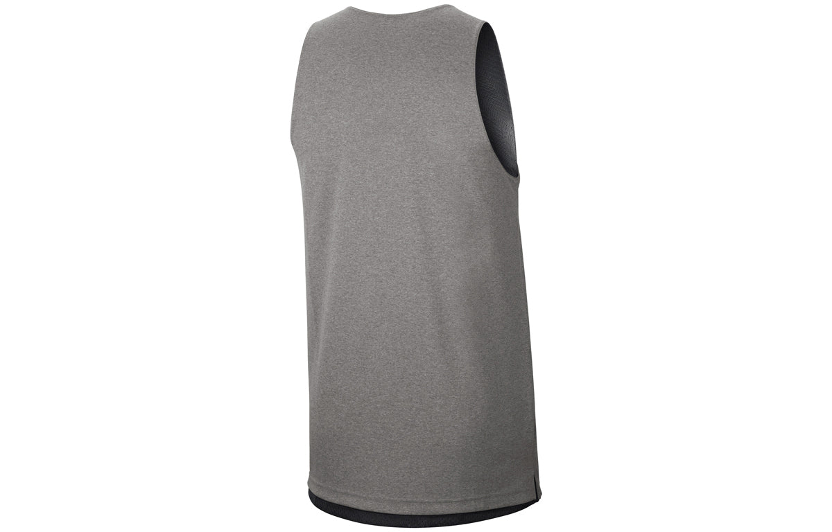 Nike Brooklyn Nets Reversible Basketball Jersey For Men Gray/Black CN0699-010
