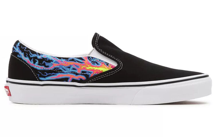 Vans Electric Flame Classic Slip-On 'Black Red' VN000XG8B03