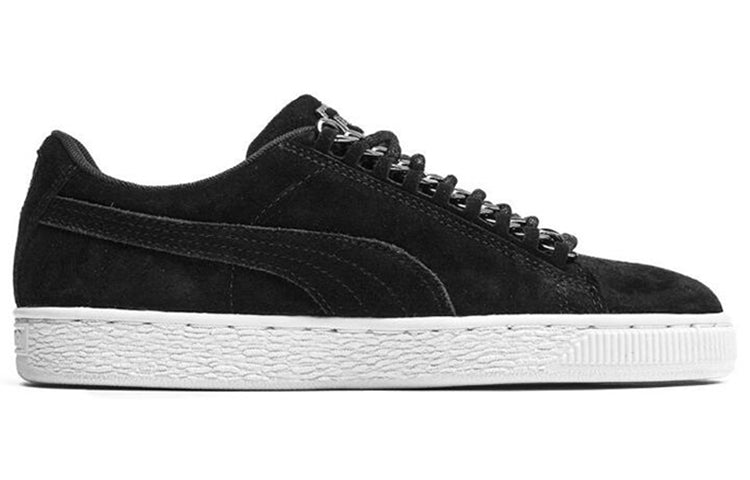 (WMNS) PUMA Suede Classic X Chain Casual Sneakers Black 367352-02