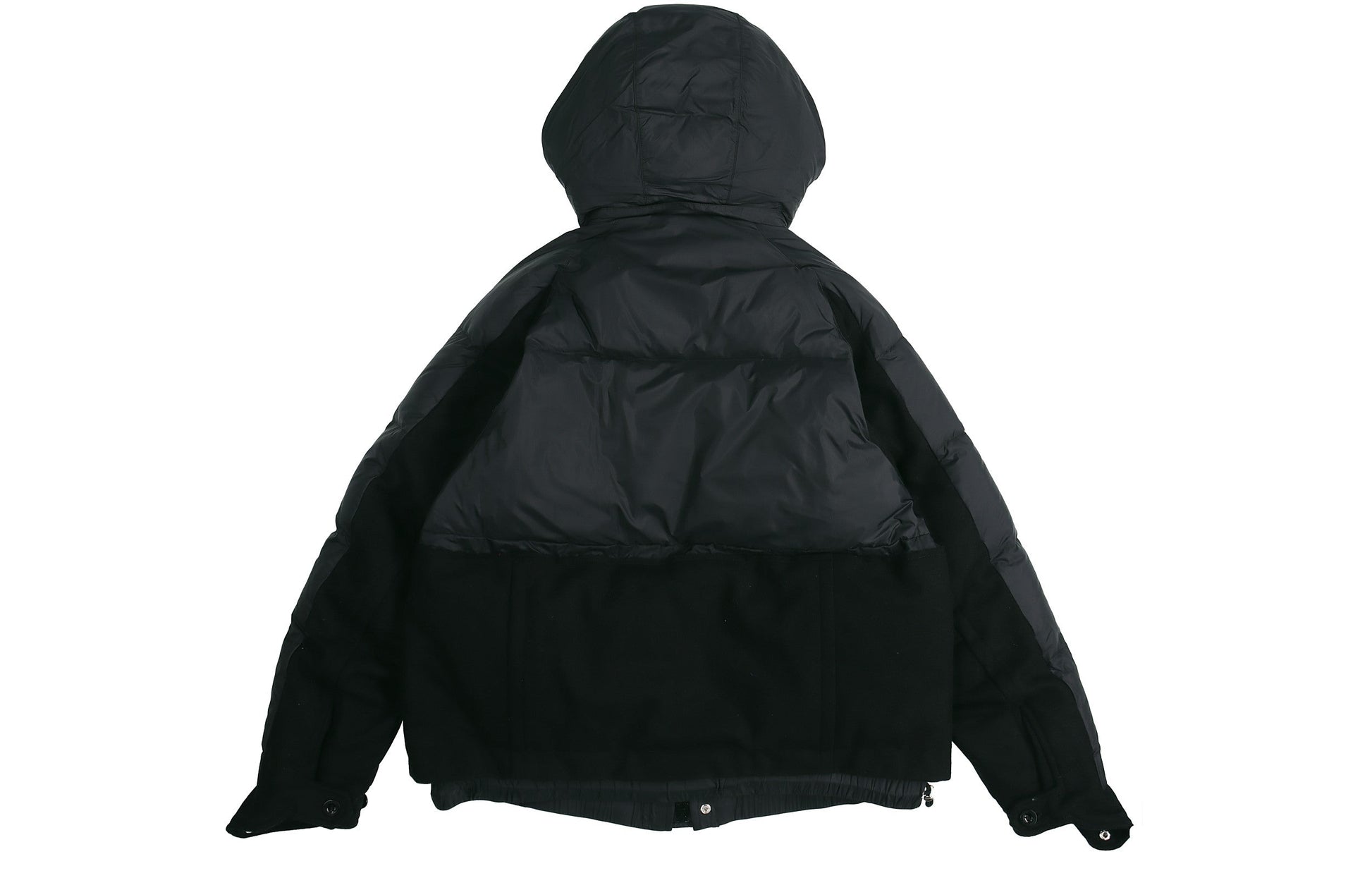 Nike x sacai Loose Splicing hooded Down Jacket 'Black' CT3269-010
