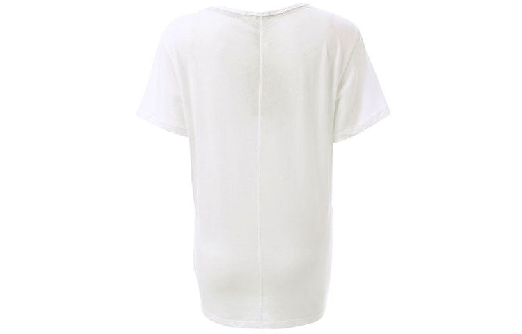 Burberry V-Collar Embroidery SymbolShort-sleeved White 39684491