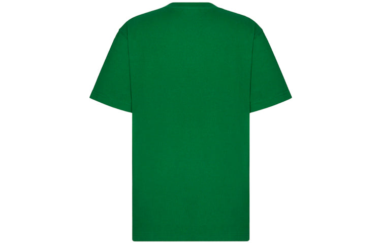 Men's DIOR x KENNY FW21 Crossover Loose Short Sleeve Green 193J685A0554-C679