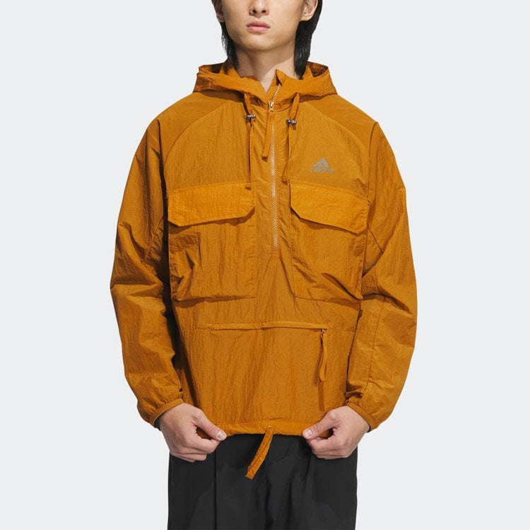 adidas City Escape Loose Fit Ripstop Half Zip Anorak IA9402