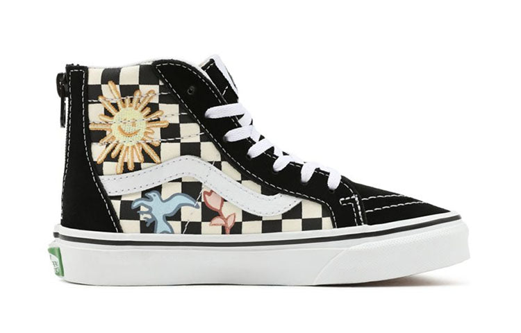 (PS) Vans x Skateistan SK8-HI Zip 'Black White' VN000W9W89C