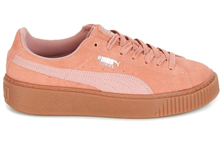 (WMNS) PUMA Suede Platform 'Pink Brown' 365109-02