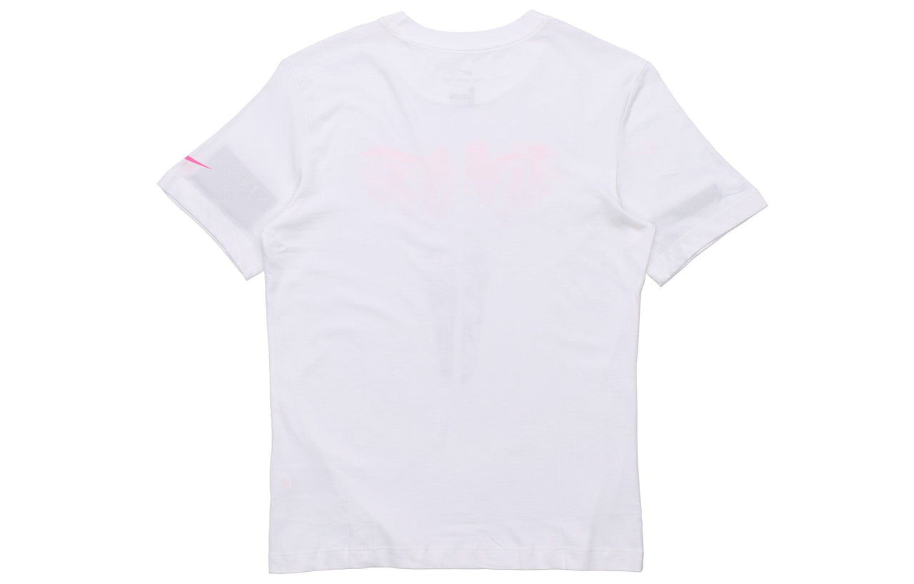 Nike Dri-fit Kobe Logo Athleisure Casual Sports Short Sleeve White BV8333-100