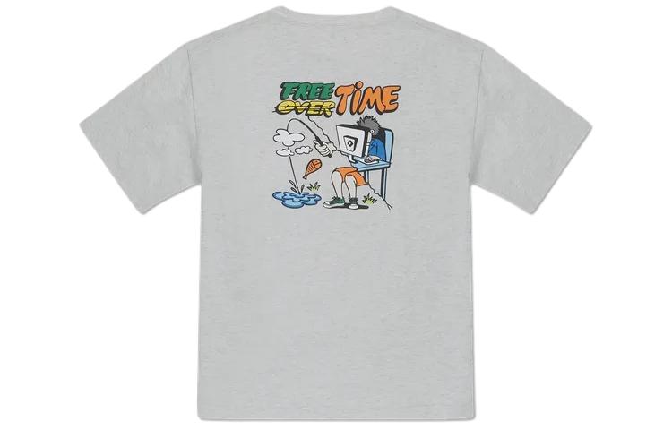 Converse Summer Fishing T-Shirt Asia Sizing 'Grey' 10027222-A02