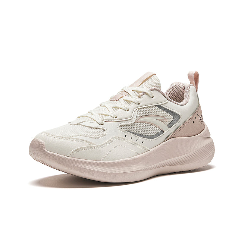(WMNS) ANTA Running Series Sneakers 'White Silver Pink' 922415523-1