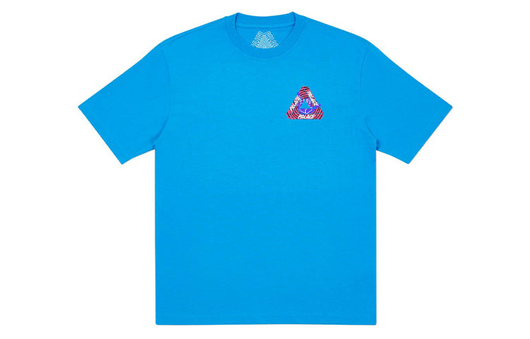 PALACE Tri-Zooted Shakka Round Neck Short Sleeve Unisex Blue P19TS202