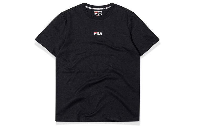 FILA FUSION Athleisure Casual Sports T-Shirt 'Black' T11M032109FBK