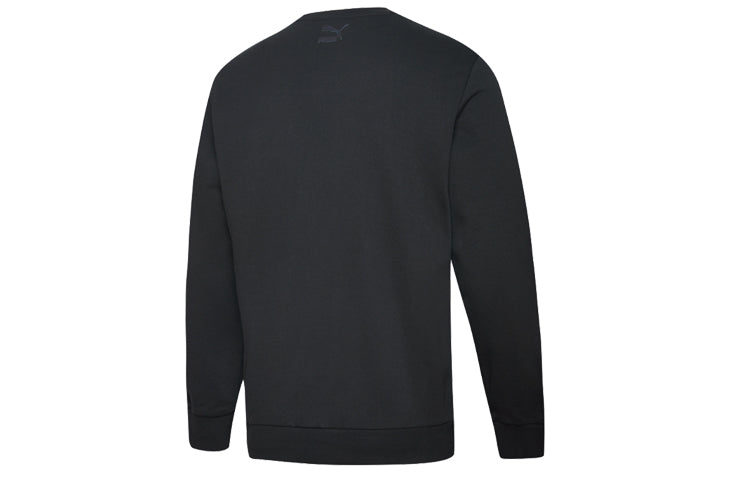 PUMA Casual Sports Running Long Sleeves Round Neck Black 597902-51