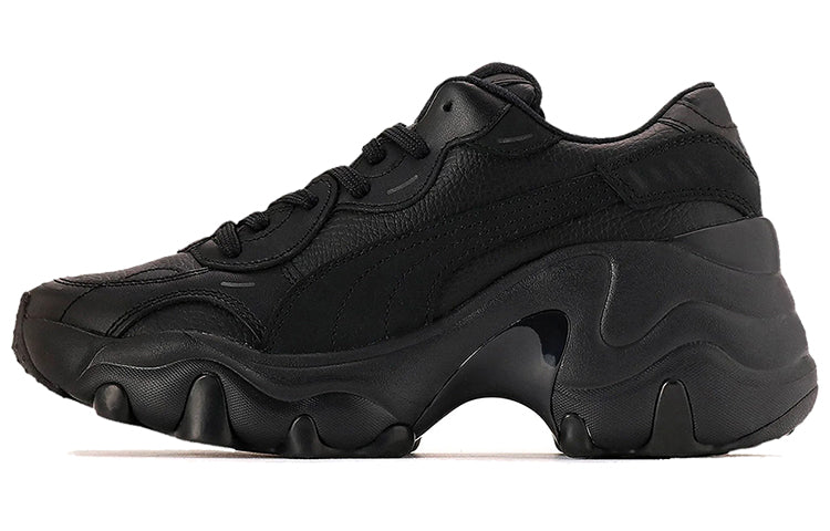 (WMNS) PUMA Pulsar Wedge Sly 'Triple Black' 375985-01
