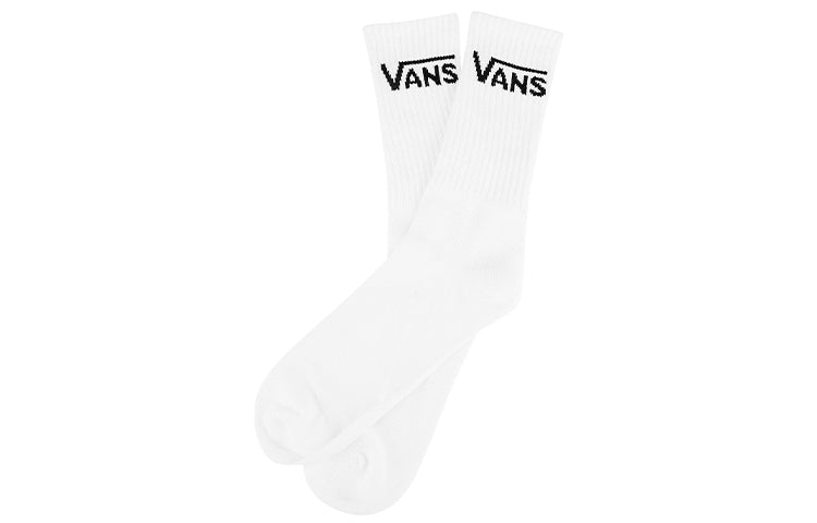 Vans AP CN Skate Crew Socks 'White Black' VN0A341NWHT