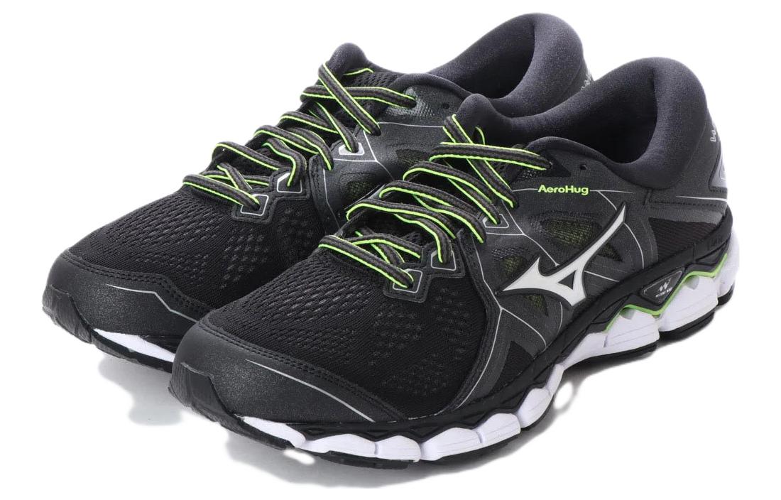Mizuno Wave Sky 2 Cozy Wear-resistant Gray White Green J1GC181104