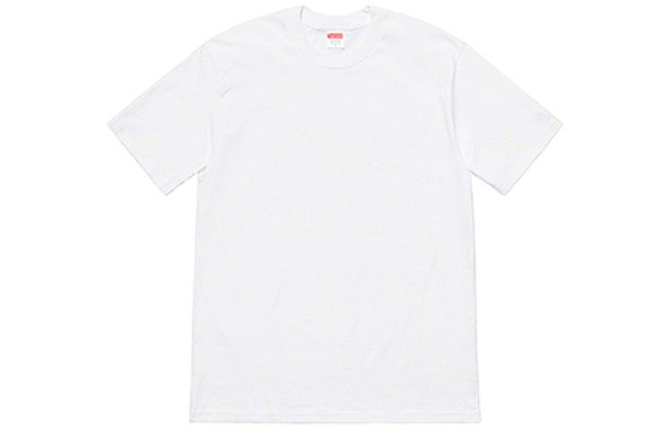 Supreme SS19 Headline Tee White Slogan Logo Short Sleeve Unisex SUP-SS19-762