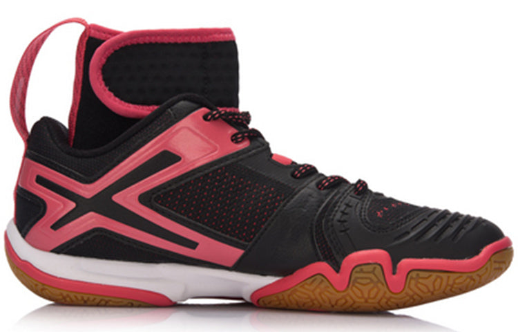 (WMNS) Li-Ning Saga Hi 'Black Red' AYAM004-1