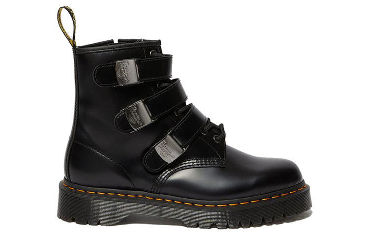 Dr. Martens Thick Sole Martin boots Couple Style Black 25752001