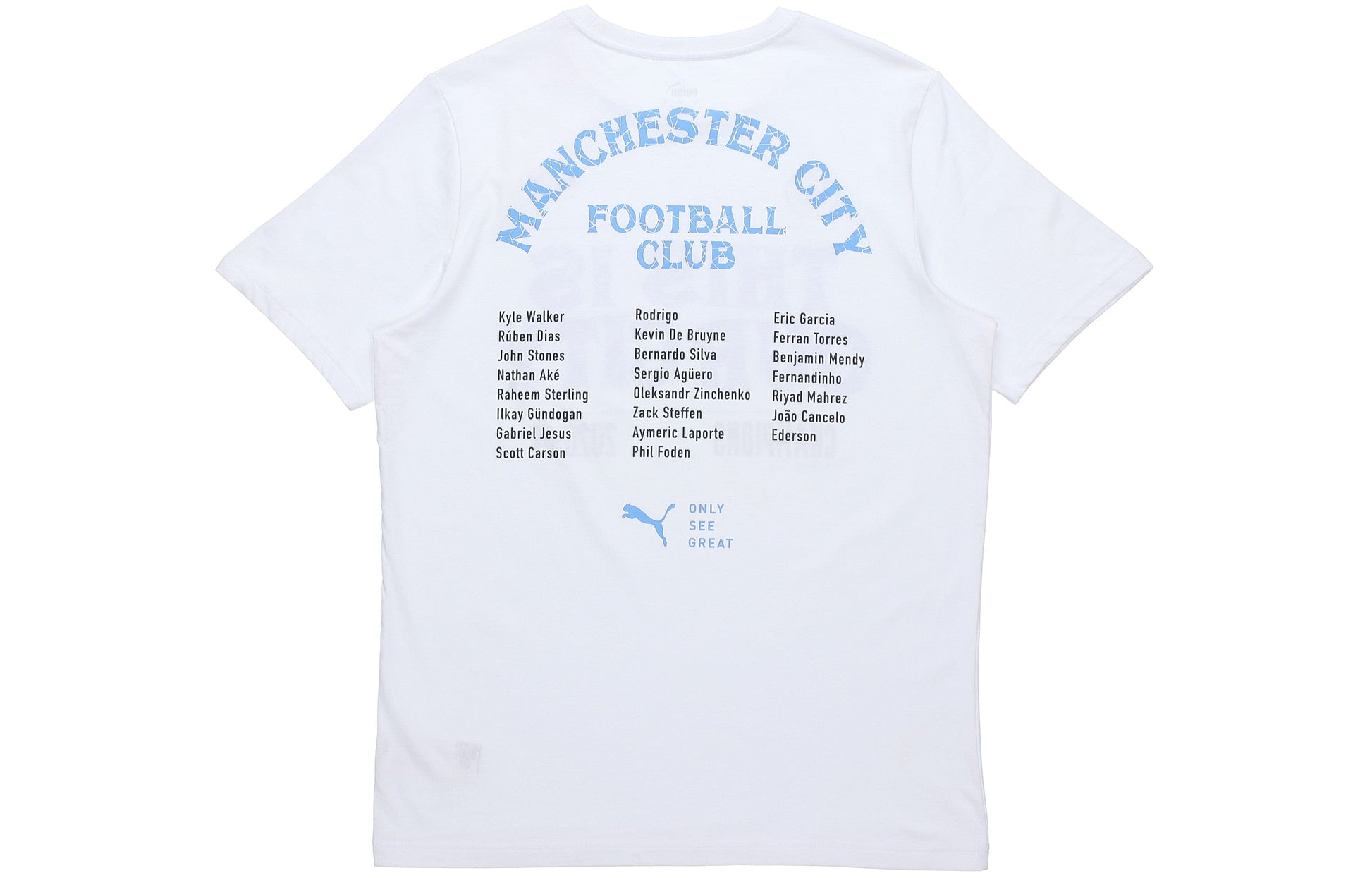 PUMA Manchester City 20/21 Winner T-Shirt 'White' 768843-01