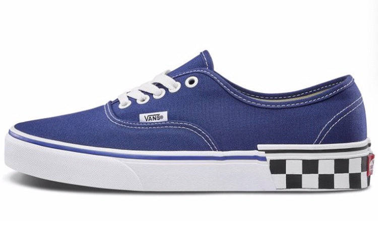 Vans Authentic 'Check Block - True Navy' VN0A38EMVJT