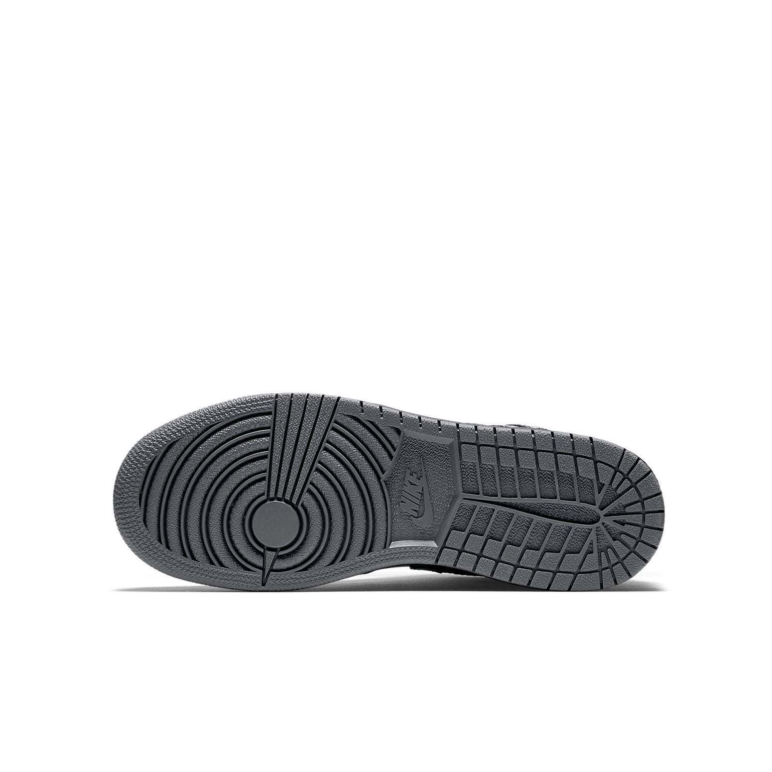(GS) Air Jordan 1 Retro Mid 'Black Dark Grey Outsole' 554725-021